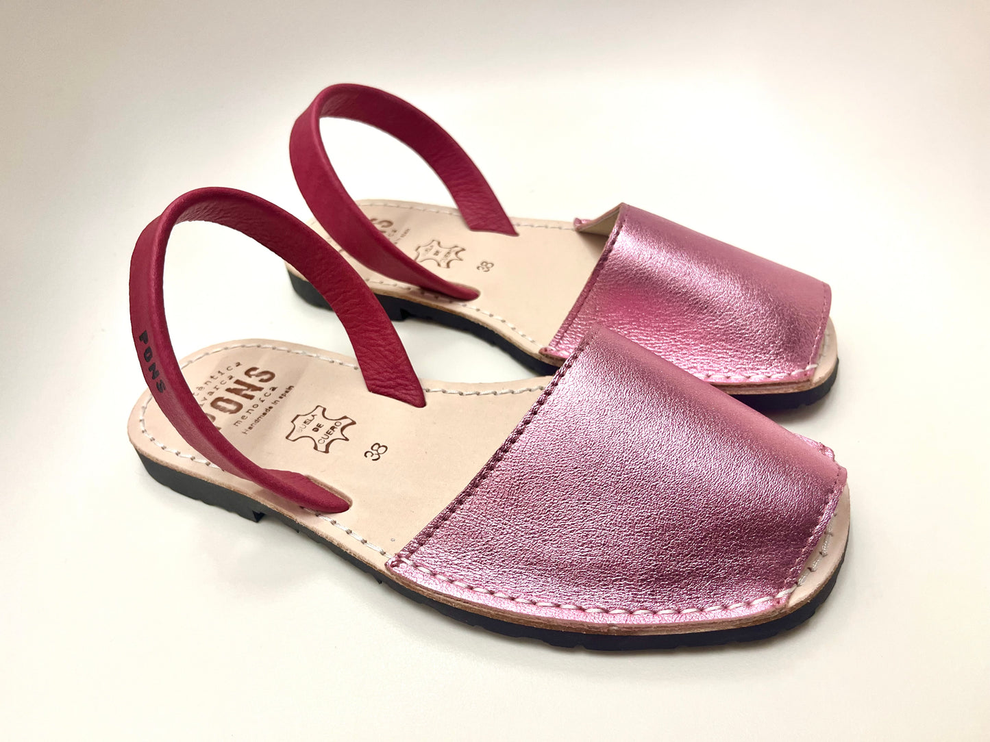 The Classic. Metallic Coral and Fuchsia