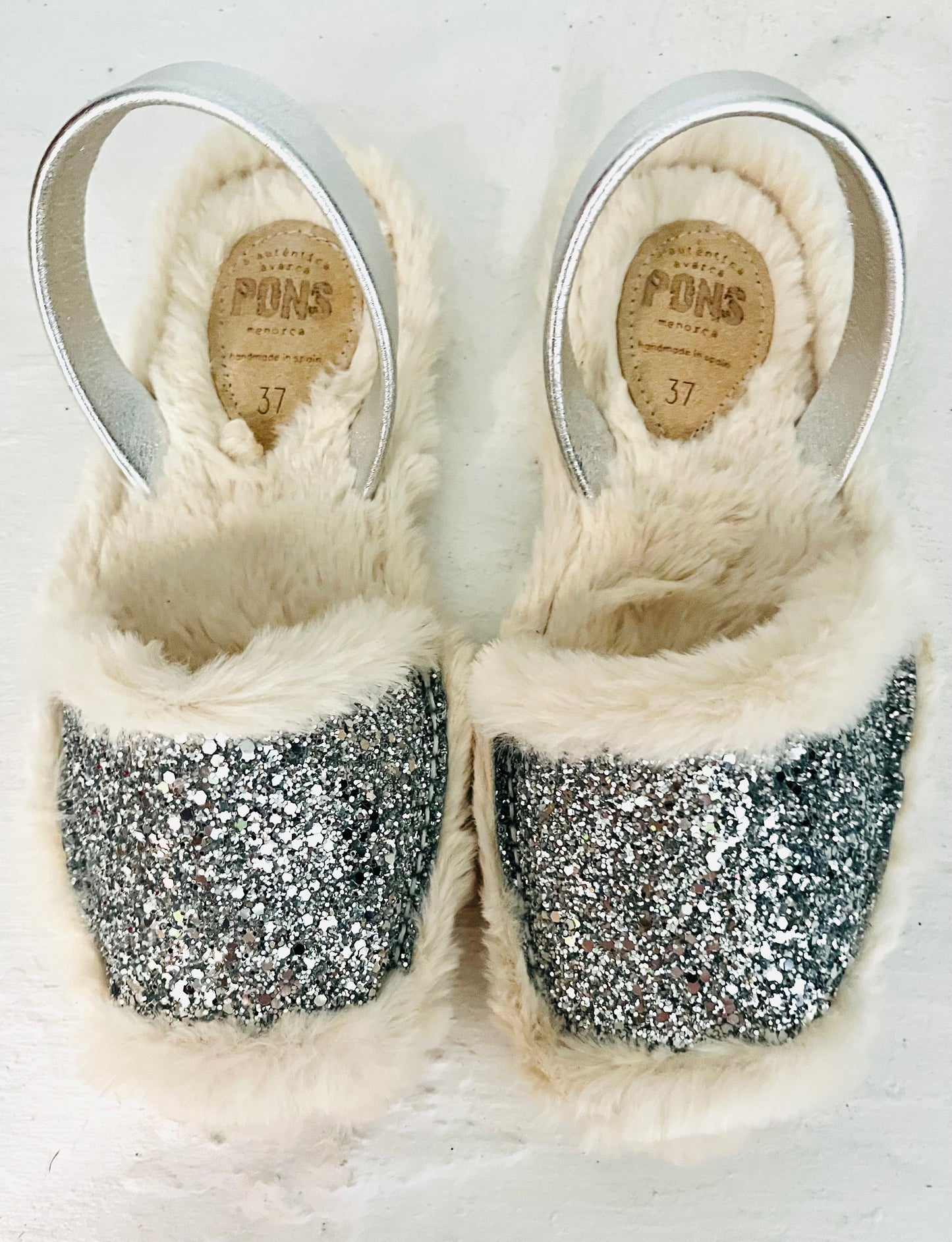 The Classic  Silver Glitter Fur