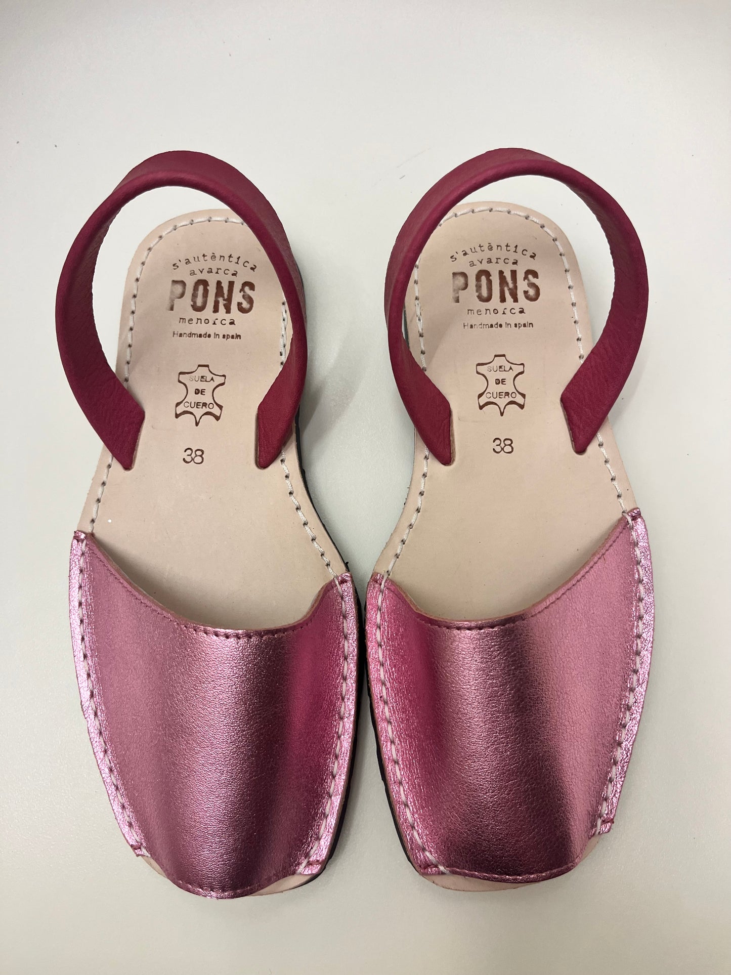 The Classic. Metallic Coral and Fuchsia
