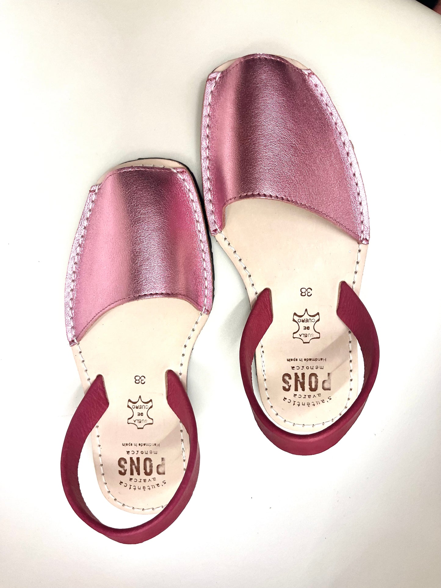 The Classic. Metallic Coral and Fuchsia