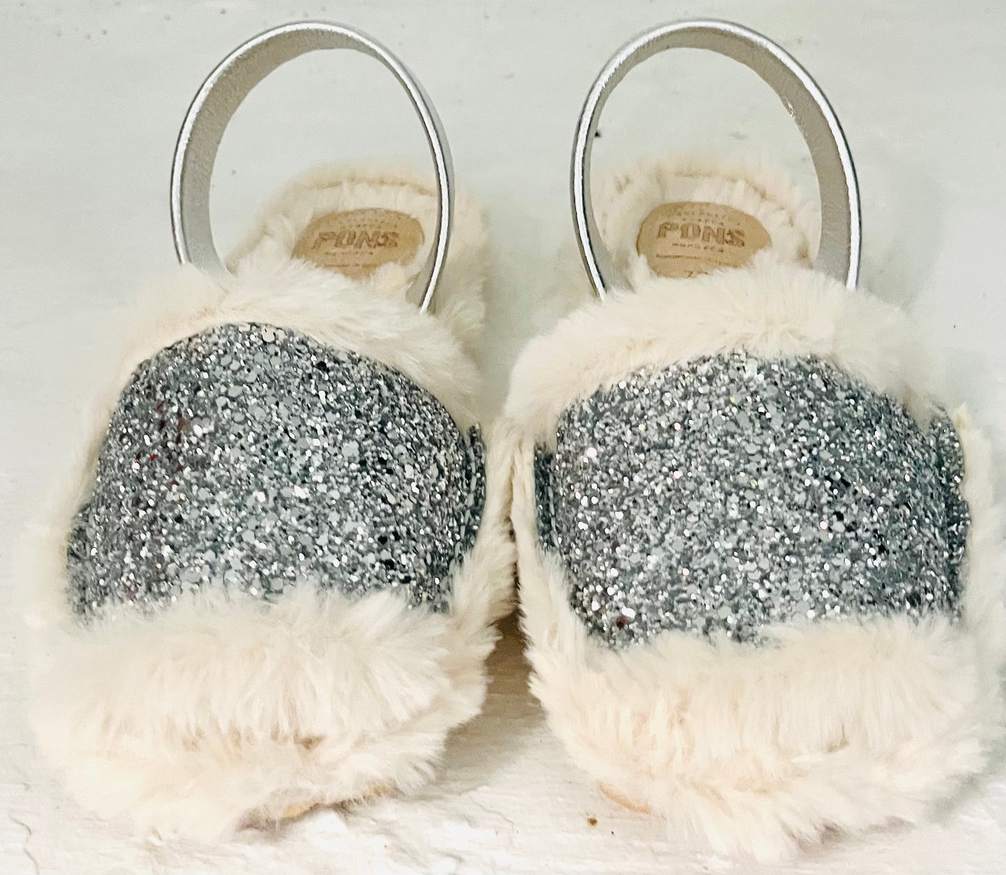 The Classic  Silver Glitter Fur
