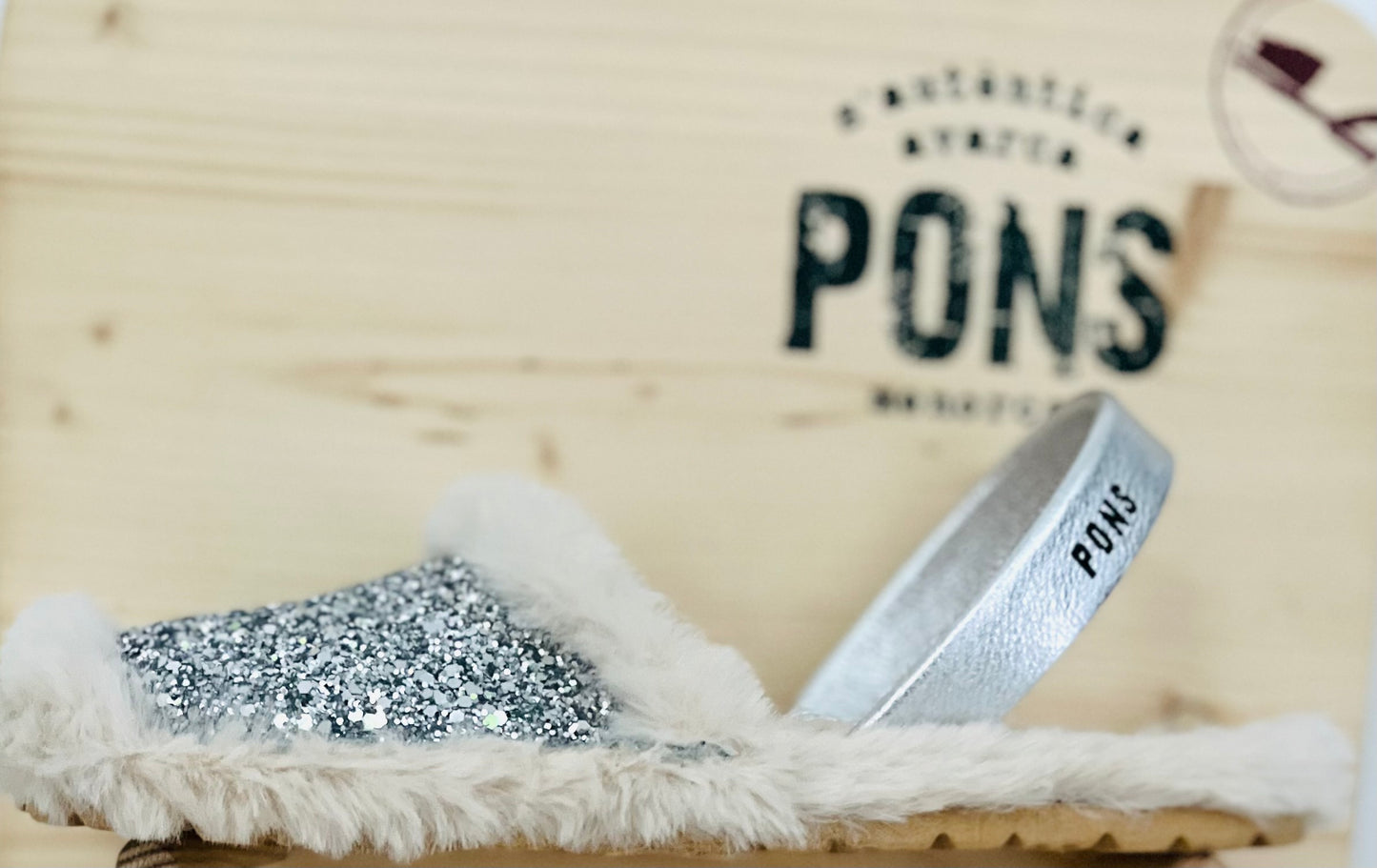 The Classic  Silver Glitter Fur